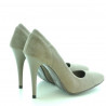 Pantofi eleganti dama 1230 capucino antilopa
