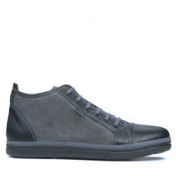 Ghete barbati 480 negru+gri