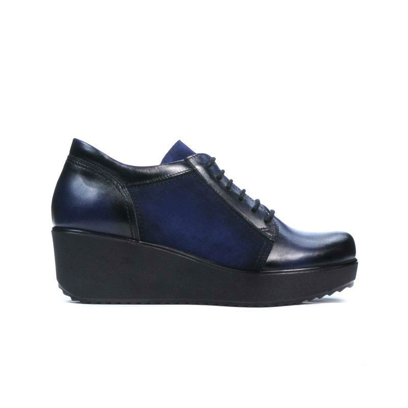 Pantofi casual dama 668 indigo combinat