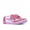 Pantofi copii mici 16c roz+alb
