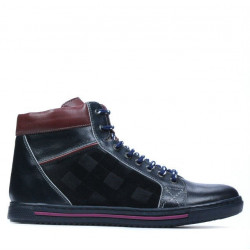 Ghete barbati 467 indigo+bordo