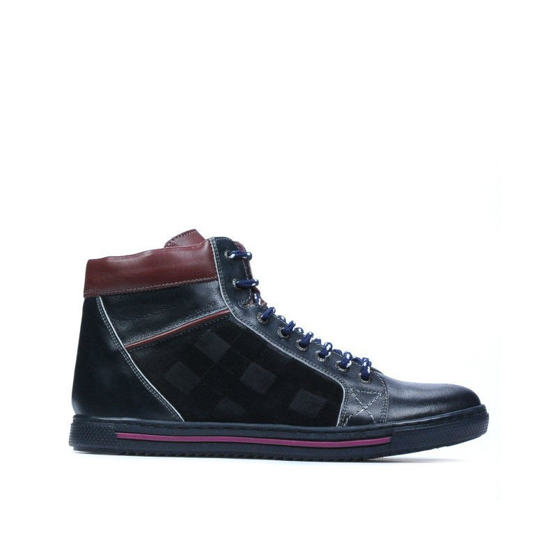 Ghete barbati 467 indigo+bordo