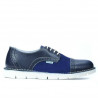 Női casual cipő 7001 indigo kombinált