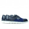 Női casual cipő 7001 indigo kombinált