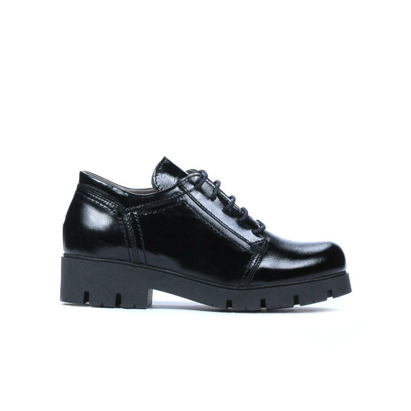 Gyerek cipő 158 fekete lakk