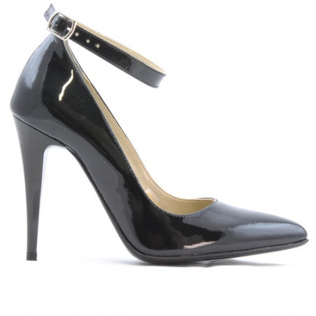Pantofi eleganti dama 1247 lac petrol sidef