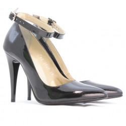 Pantofi eleganti dama 1247 lac petrol sidef