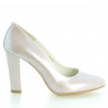Pantofi eleganti dama 1214 lac bej sidef