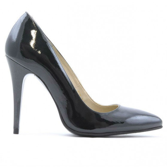 Pantofi eleganti dama 1241 lac petrol sidef