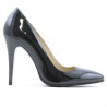 Pantofi eleganti dama 1241 lac petrol sidef