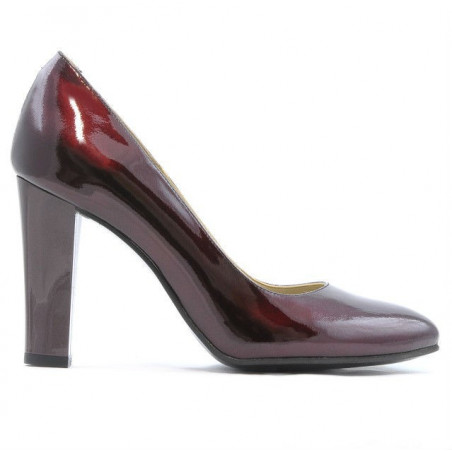 Pantofi eleganti dama 1214 lac bordo01