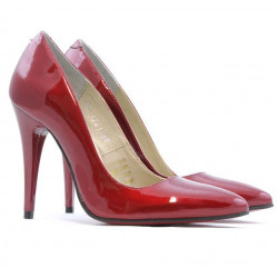 Pantofi eleganti dama 1241 lac bordo