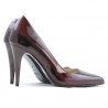 Pantofi eleganti dama 1246 lac bordo 01
