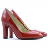 Pantofi eleganti dama 1243 lac rosu01