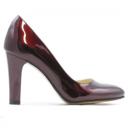 Pantofi eleganti dama 1243 lac bordo01