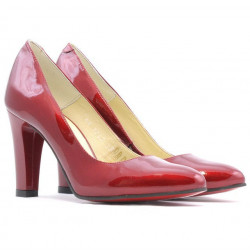 Pantofi eleganti dama 1243 lac bordo
