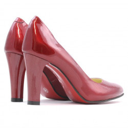 Pantofi eleganti dama 1243 lac bordo