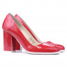 Pantofi eleganti/casual dama 1254 lac rosu