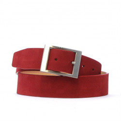 Curea dama 02m rosu velur