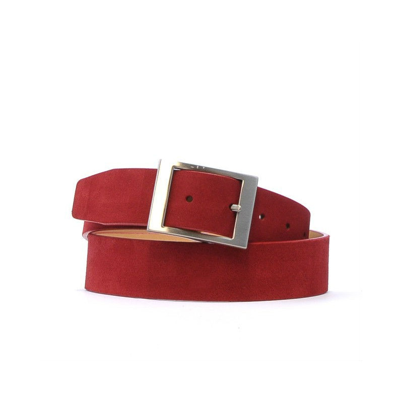 Curea dama 02m rosu velur