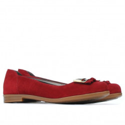 Balerini dama 674 rosu velur