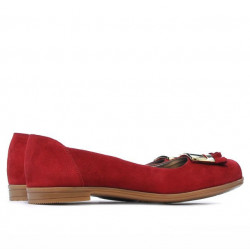 Balerini dama 674 rosu velur
