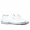 Mocasini dama 672m alb