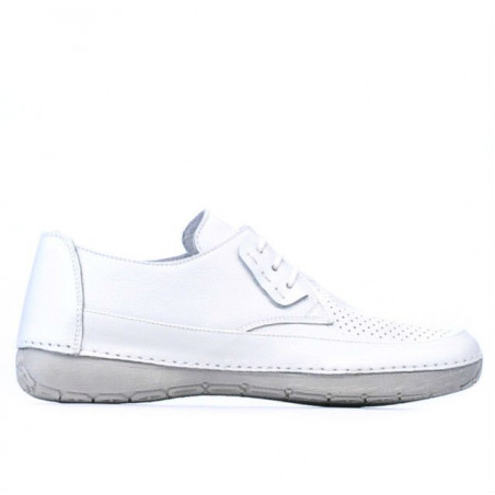 Mocasini dama 672m alb