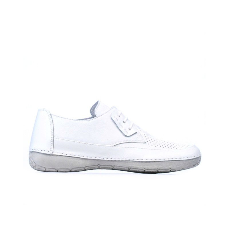 Mocasini dama 672m alb