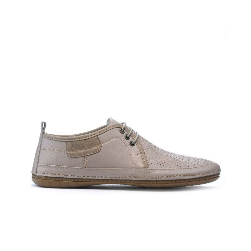 Mocasini barbati 865 bej+nisip