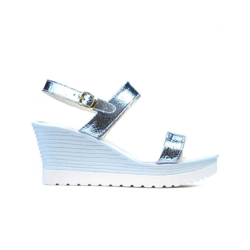 Sandale dama 5031 bleu argento
