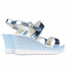 Sandale dama 5031 bleu argento