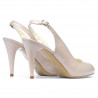 Sandale dama 1250 lac ivoriu