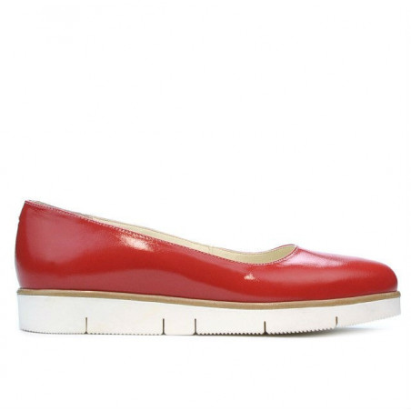 Pantofi casual dama 677 lac rosu