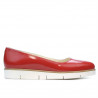 Pantofi casual dama 677 lac rosu