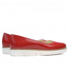 Pantofi casual dama 677 lac rosu