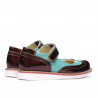 Pantofi copii 153 lac borbo combinat 01