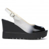 Sandale dama 5026 negru+alb