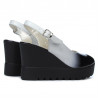 Sandale dama 5026 negru+alb