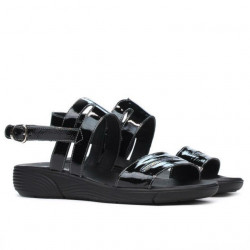Sandale dama 5035 lac negru