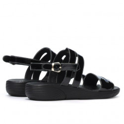 Sandale dama 5035 lac negru