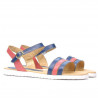 Sandale dama 5037 indigo combinat