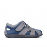 Pantofi copii mici 07c indigo+gri