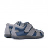 Pantofi copii mici 07c indigo+gri