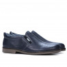 Pantofi casual barbati 7200p indigo perforat