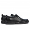 Pantofi casual barbati (marimi mari) 7200mp negru perforat