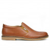 Pantofi casual barbati (marimi mari) 7200mp maro perforat