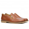 Pantofi casual barbati (marimi mari) 7200mp maro perforat