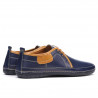 Mocasini barbati 865 indigo+maro