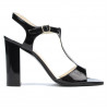 Sandale dama 1258 lac negru